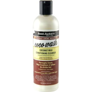 Aunt Jackie's Coco Wash Coconut Milk Conditioning Cleanser 12 oz