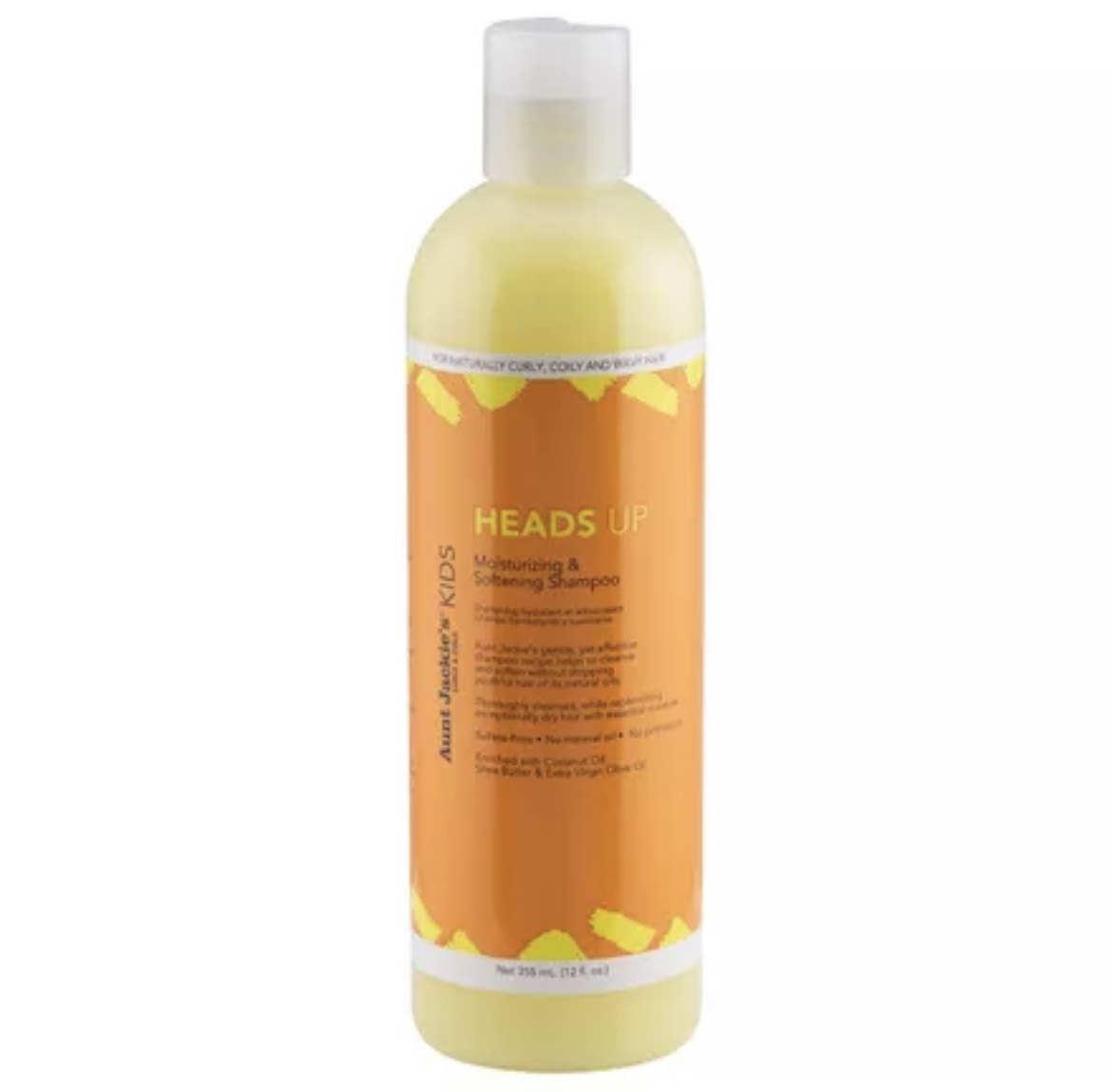 Aunt Jackie's Curls & Coils Girls Heads Up Shampoo 12 oz