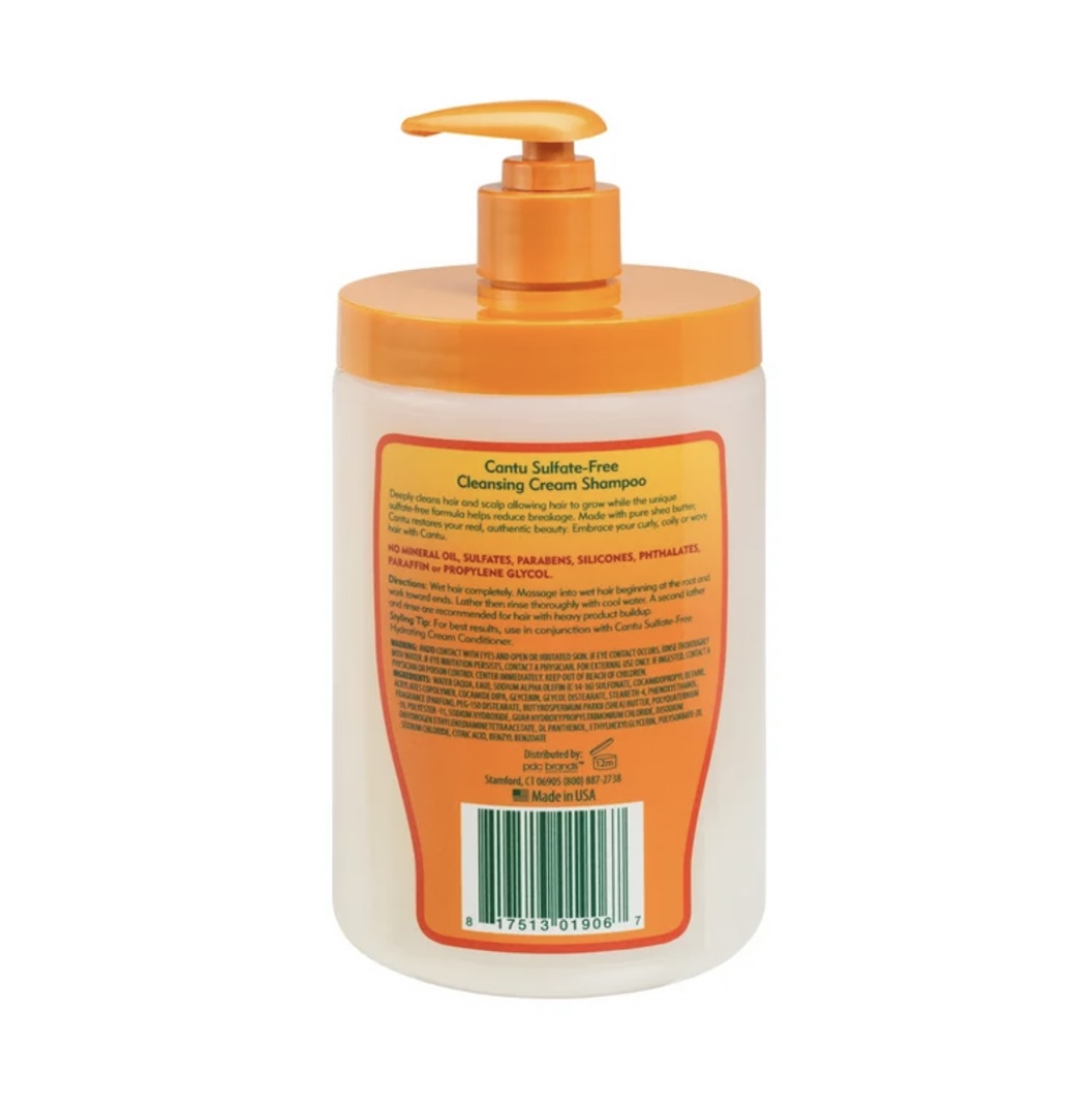 Cantu Shea Butter Natural Hair Sulfate Free Cleansing Shampoo 25 oz - Afbeelding 2