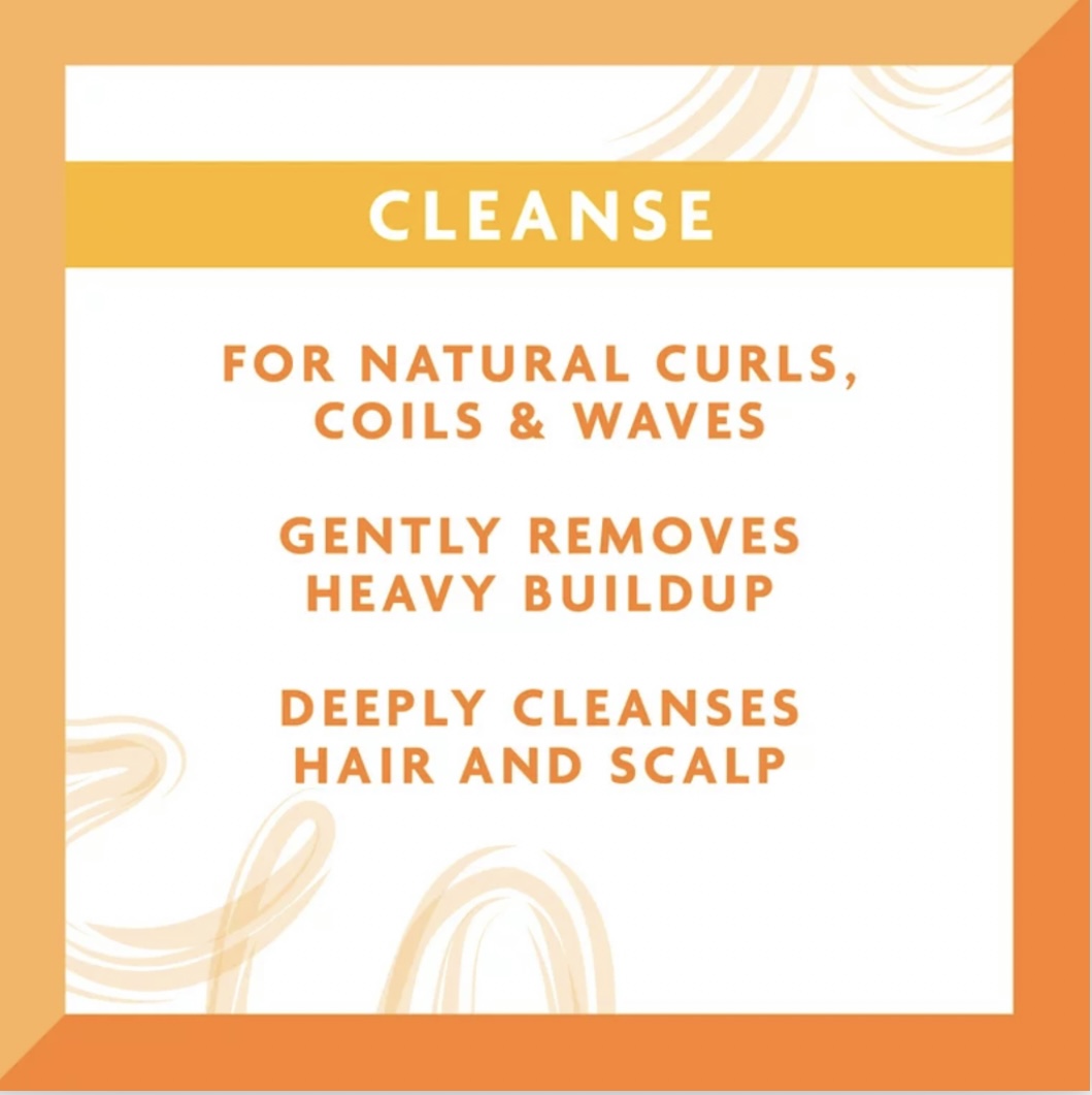 Cantu Shea Butter Natural Hair Sulfate Free Cleansing Shampoo 12 oz - Afbeelding 3