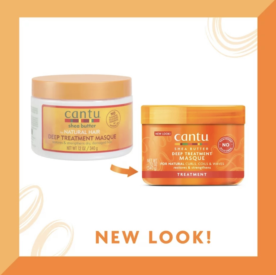 Cantu Shea Butter Natural Hair Deep Treatment Masque 12 oz - Afbeelding 3