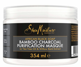 Shea Moisture African Black Soap Bamboo Charcoall Purification Masque 354ml