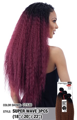 Organique Mastermix Super Wave 3 pcs (18" 20" 22") Weave
