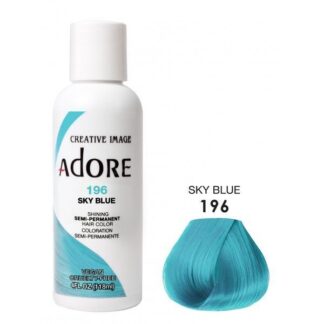 Adore Semi Permanent Hair Color 196 - Sky Blue 118 ml