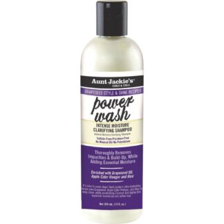 Aunt Jackie's Grapeseed Power Wash Intense Moisture Clarifying Shampoo 12oz