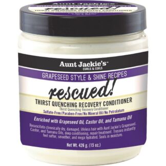 Aunt Jackie's Grapeseed Rescued! Thirst Quenching Recovery Conditioner 15oz