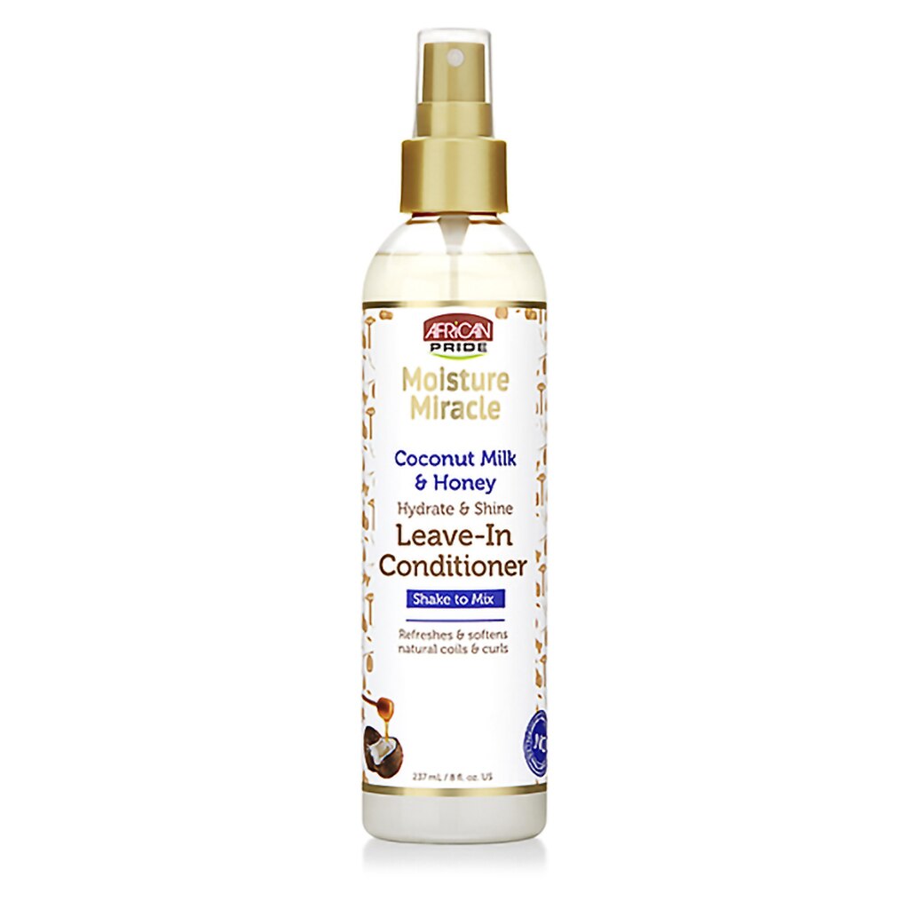 African Pride Moisture Miracle Milk Coconut Milk & Honey Leave-In Conditioner 237 Ml