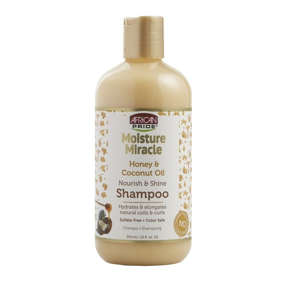 African Pride Moisture Miracle Honey & Coconut Oil Shampoo 384 Ml