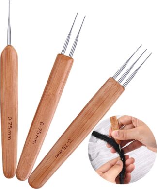Brittny Dreadlock Needle Bamboo (Setje 3 stuks)