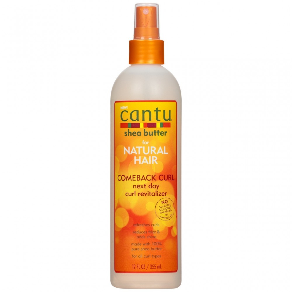 Cantu Shea Butter Natural Hair Comeback Curl Next Day Curl Revitalizer 12 oz