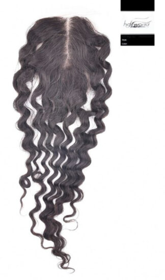 100% Virgin Hair Closure 14″ Deep Wave (35cm)