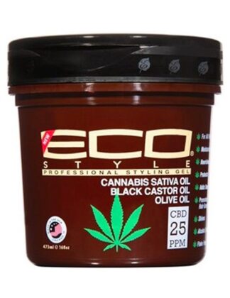 Eco Styler Gel Cannabis Sativa Oil, Black Castor Oil & Olive Oil 16 oz