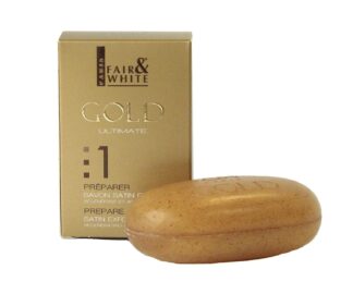 Fair & White Gold Satin Exfoliating Bar Soap 200gr