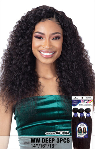 Ibiza Wet & Wavy Deep 3pcs (14'' 16'' 18'') Full Head Weave