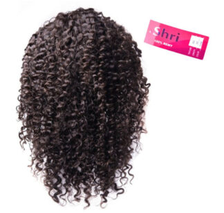 Indian Shri Human Hair Front Lace Wig Jerry Curl – 13×6”
