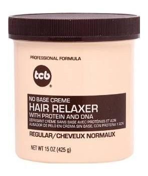 TCB No Base Creme Hair Relaxer (Regular) 15 Oz