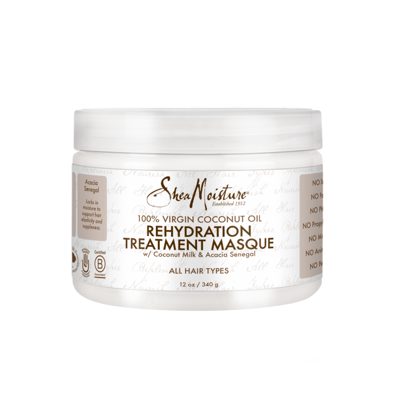 Shea Moisture 100% Virgin Coconut Oil Rehydration Treatment Masque 340 gr