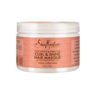 Shea Moisture Coconut & Hibiscus Curl & Shine Hair Masque 340 Gr