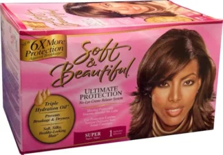 Soft & Beautiful No Lye Relaxer Kit Regular