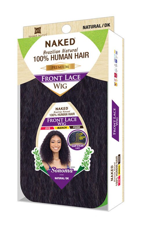Naked 100% Remy Hair Lace Wig Sonoma - Afbeelding 3