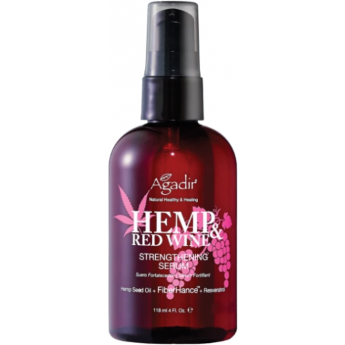 Agadir Hemp & Red Wine Strengthening Serum 4oz