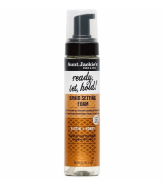 Aunt Jackie's Ready Set Hold! Biotin & Honey Braid Foam 8.5oz