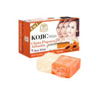 Asantee Kojic White 4 in 1 Gluta Papaya Arbutin Lightening 7 Days Soap 160g