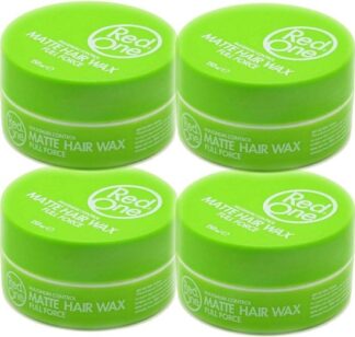 Combi Deal: 4x Red One Green Matte Hair Wax Full Force 150ml