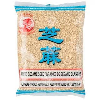 Cock Sesame Seeds White ( Witte Sesamzaad) 227 gr
