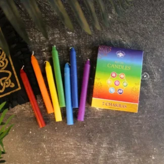 Green Tree Ritual candles 7 chakra 7 pack